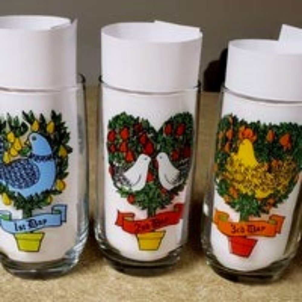 Pristine 12 days of Christmas tumblers